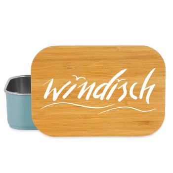 Windisch Script Design für Individualität - Lunch Box - Hellblau - Vorne