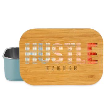 Dégradé rayé Hustle - Boîte à goûter - bleu pâle - Devant