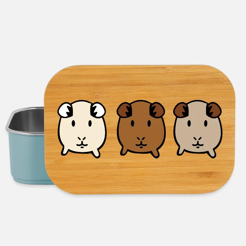 guinea pig - Lunch Box - light blue