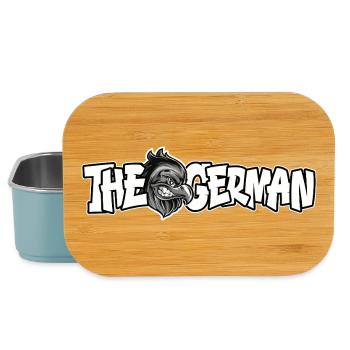German Eagle Cartoon Style Homeland Love German - Lunch Box - light blue - Front