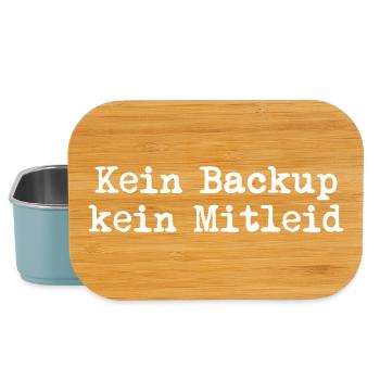 Kein Backup? Kein Mitleid! - Lunch Box - Hellblau - Vorne
