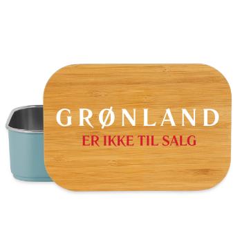Bannière Groenland Interdite à vendre - Boîte à goûter - bleu pâle - Devant