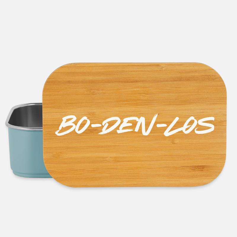 Das alles ist Bo-den-los - Lunch Box - Hellblau