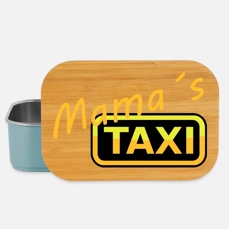 Humorvolles Mamas Taxi Schild - Lunch Box - Hellblau