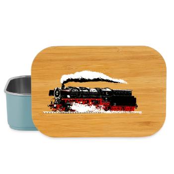 STEAM LOKOMOTIVE DB DEUTSCHLAND - Lunch Box - Hellblau - Vorne