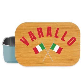 Drapeaux italiens croisés de Varallo - Boîte à goûter - bleu pâle - Devant