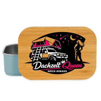 Dachzelt Queen Hoch hinaus - Lunch Box - Hellblau - Vorne