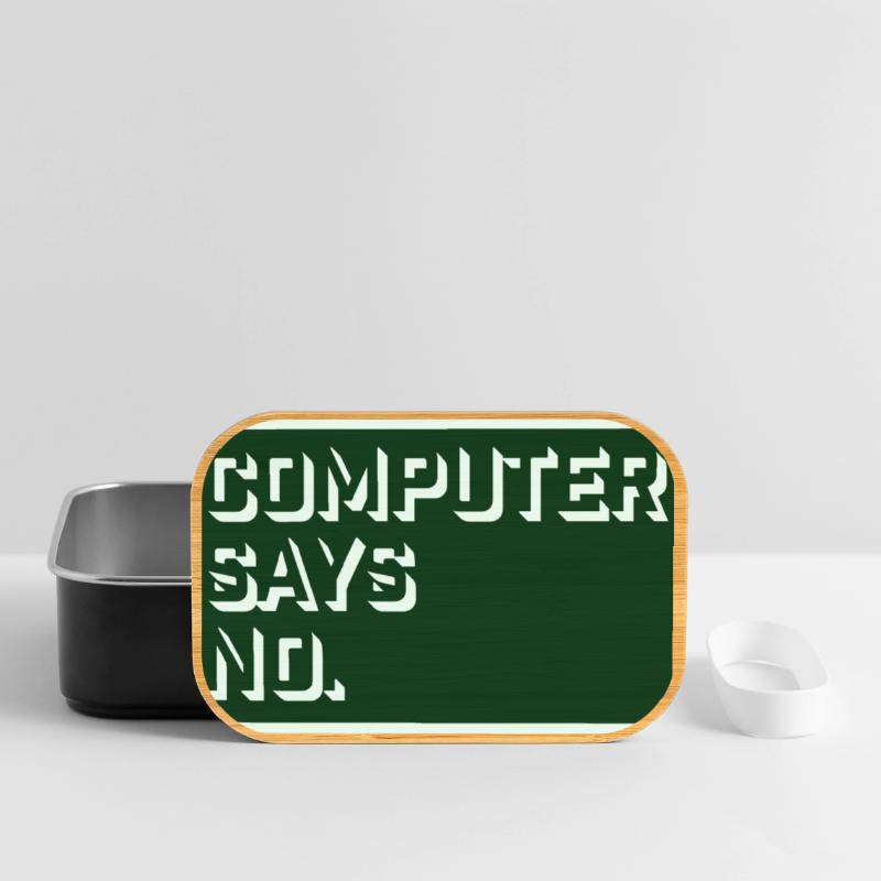 Computer Says No Funny Programmer Nerd Technique Lunch Box