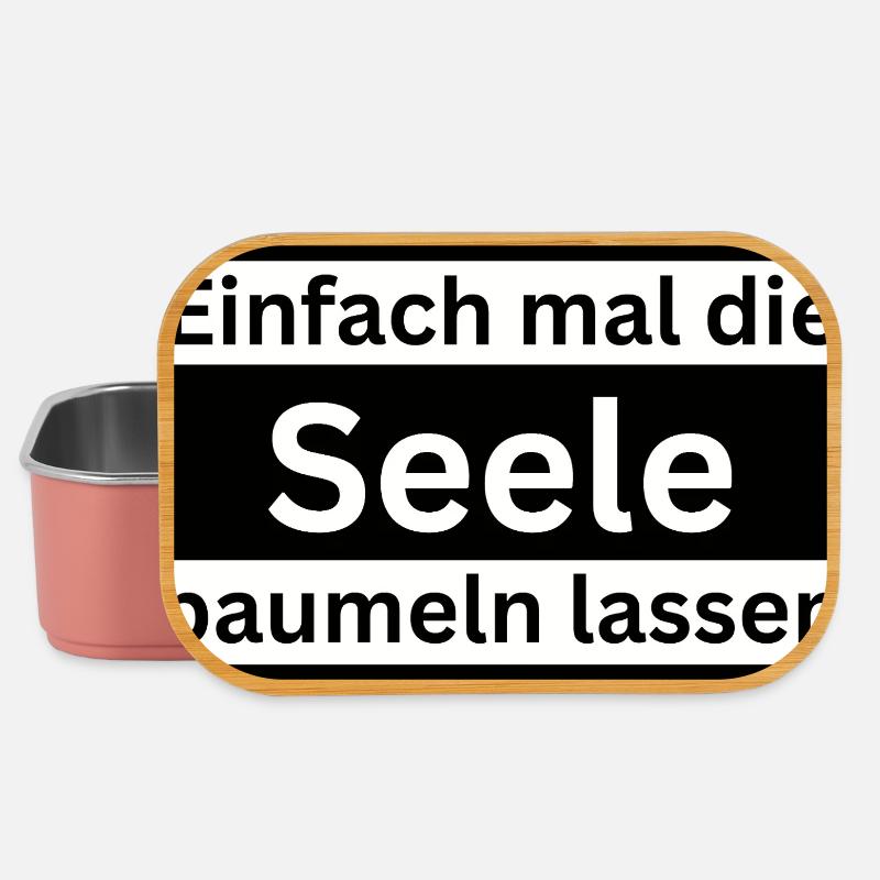 Einfach_mal_die_Selle_baumeln - Lunch Box - Hellrosa