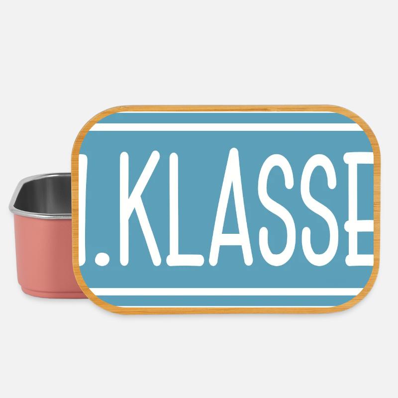 Schulanfang 1. Klasse - ERSTKLASSIG - Lunch Box - Hellrosa