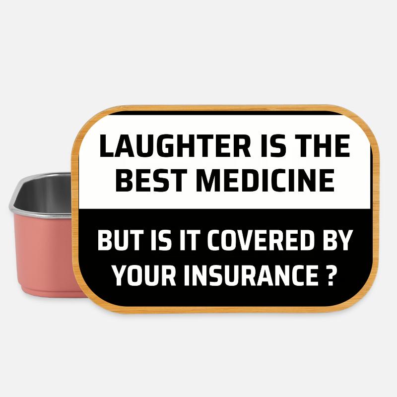Lachen ist Medizin – wird es von der Versicherung übernommen? - Lunch Box - Hellrosa