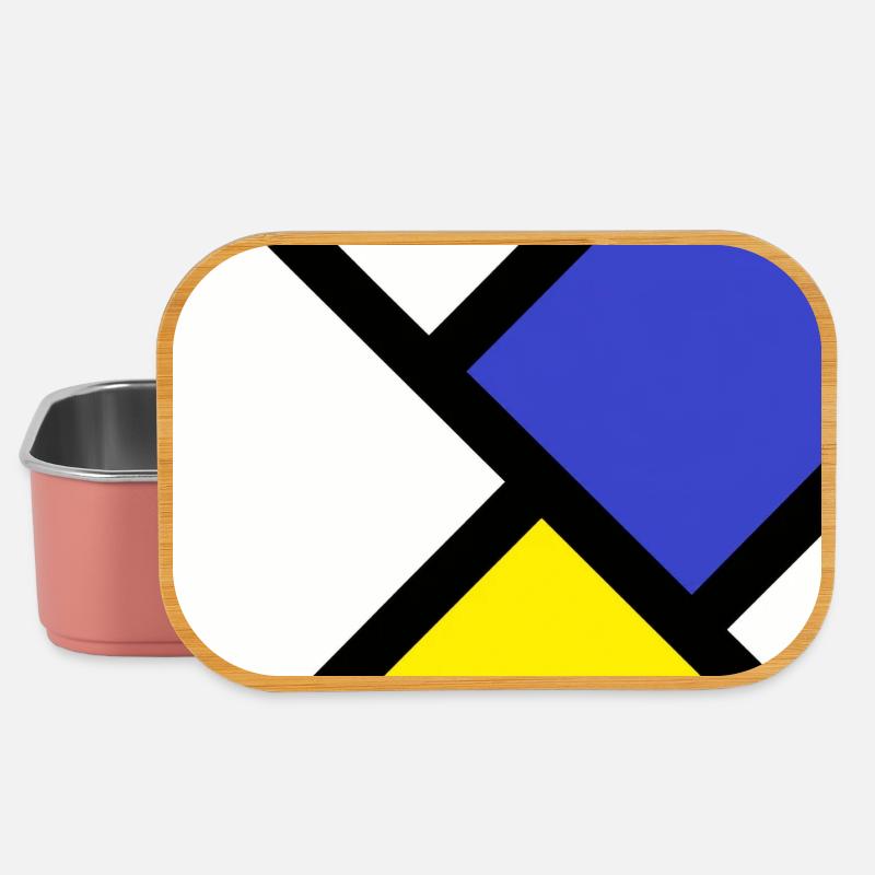Contre-composition selon « De Stijl » - Boîte à goûter - rose clair