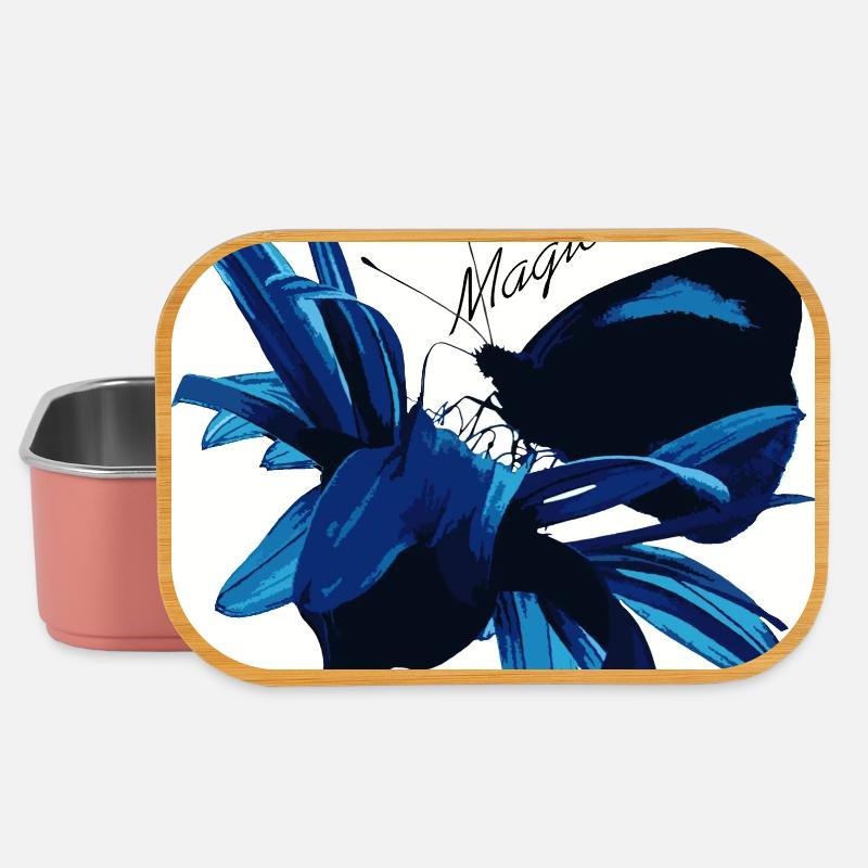 Blue Blossom Magic with Magic - Lunch Box - light pink