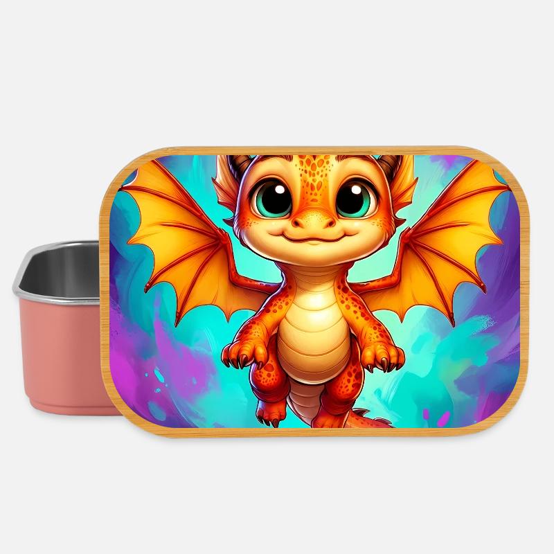 Drache - Lunch Box - Hellrosa
