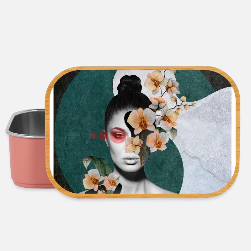 Fleurs à l’intérieur POSTER - Boîte à goûter - rose clair