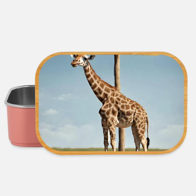 Giraffe Meme ''Mind your Head'' - Printflow - Lunch Box - Hellrosa