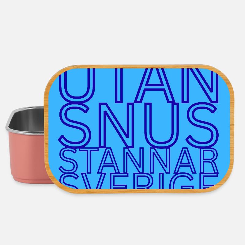 Sans snus, la Suède s’arrêtera - Boîte à goûter - rose clair
