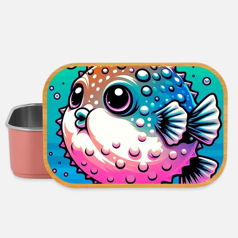 Kugelfisch - Lunch Box - Hellrosa