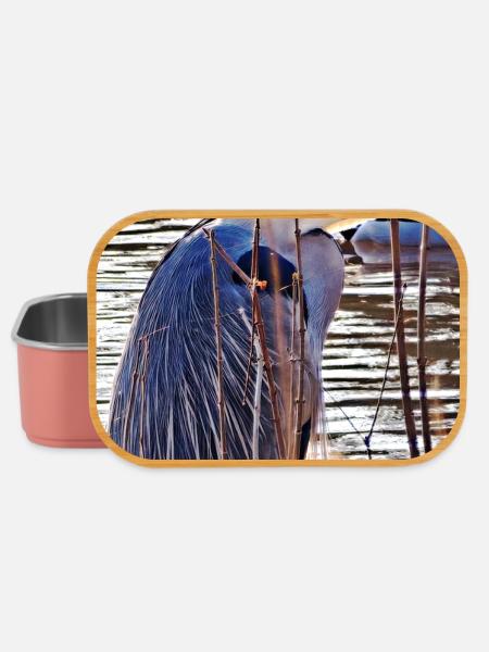 Graureiher am See - Naturfotografie Wildlife - Lunch Box - Hellrosa