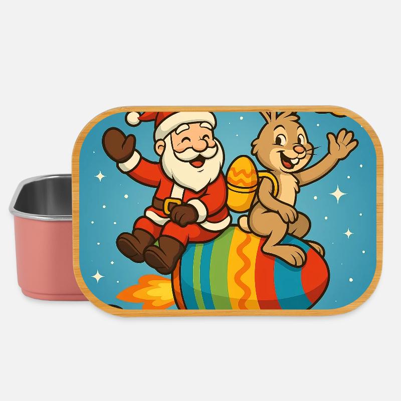 Le lapin de Noël de Pâques dans Star Flight - Boîte à goûter - rose clair
