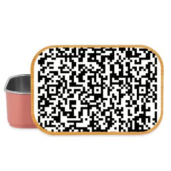 QR Wild Lives Matter - Lunch Box - Hellrosa - Vorne