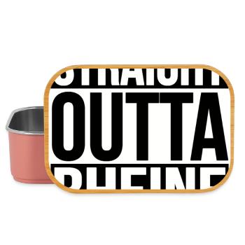 STRAIGHT OUTTA RHEINE - Lunch Box - Hellrosa - Vorne