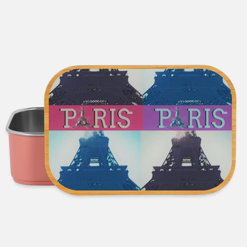 paris eiffel - Lunch Box - Hellrosa