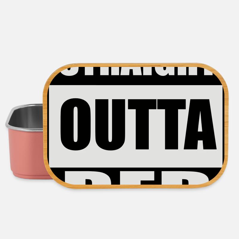Straight Outta Bed - Lunch Box - light pink