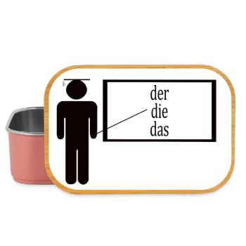 German Teacher - Lunch Box - light pink - Front