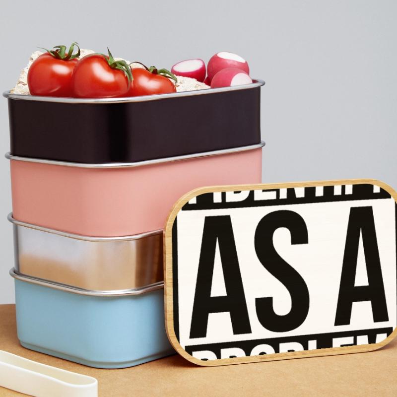 I Identify as a Problem Statement Cheeky Rebellious Lunch Box