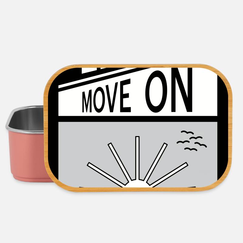 Let it go. Move on. - Lunch Box - light pink