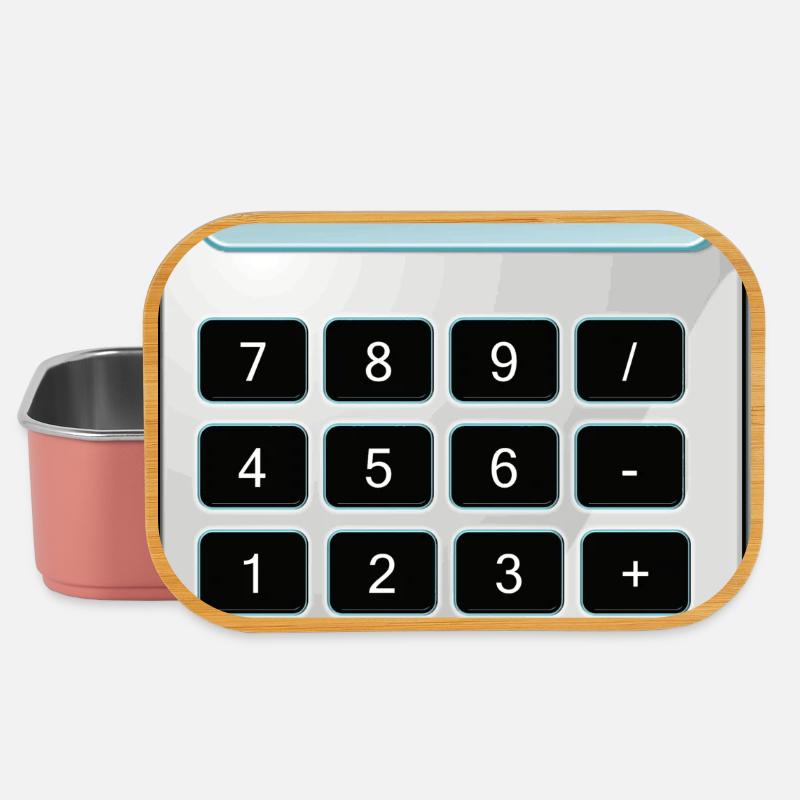 Je te calcule pas humour math matheux calculette - Boîte à goûter - rose clair