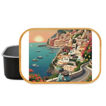 Italia Coastal Magic Motorcycle - Boîte à goûter - noir - Devant