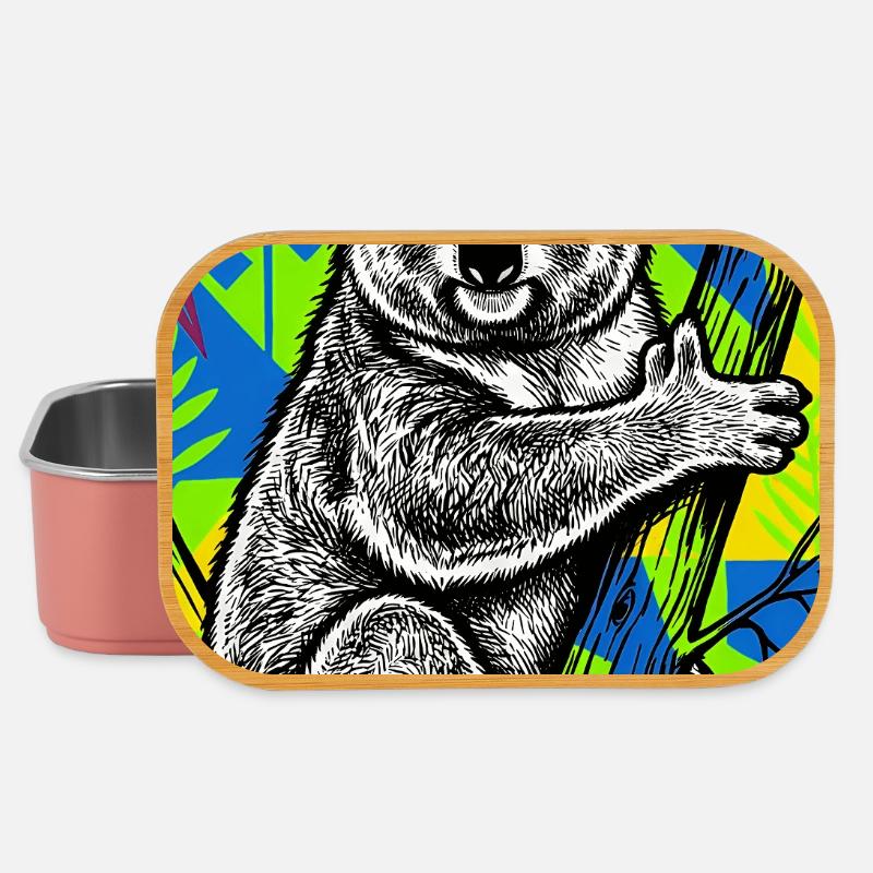 Koala - Boîte à goûter - rose clair