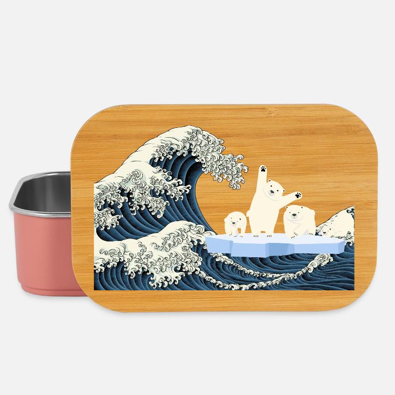 Help Polar Bears t Shirt - Lunch Box - light pink