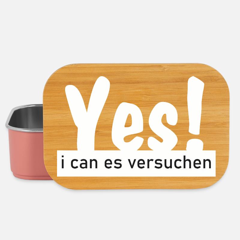 Yes i can es versuchen! - Lunch Box - Hellrosa