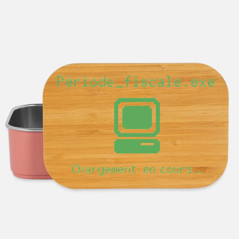 Fiscal period: slow loading, fast coffee - Lunch Box - light pink