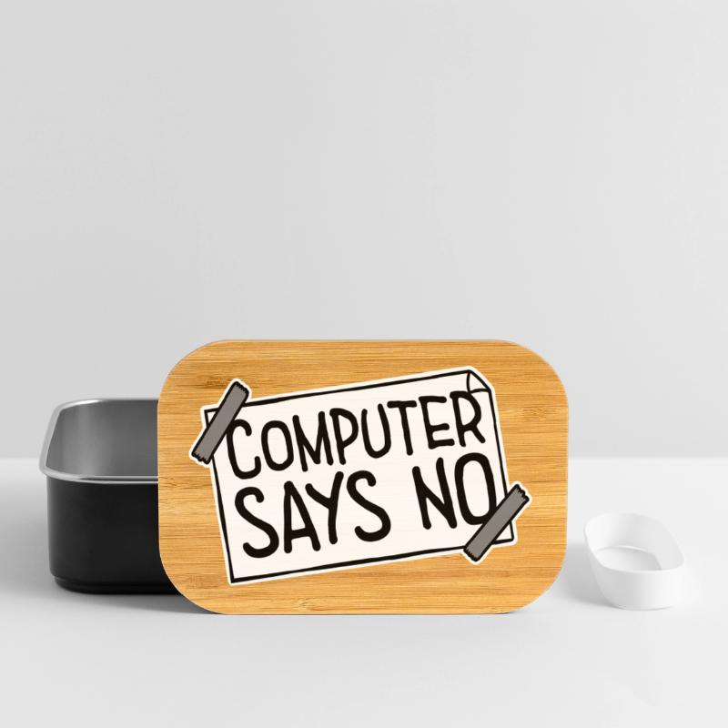Computer Says No Funny Programmer Nerd Technique Lunch Box