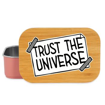 Trust The Universe Spirituell Universum Zitat Logo - Lunch Box - Hellrosa - Vorne