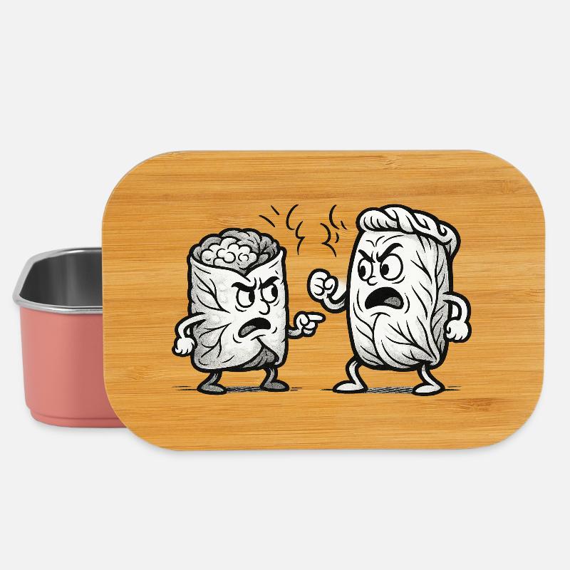 Arguing Dolma vs Golubzi - Lunch Box - light pink