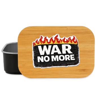 War No More – Sticker Peace & Humanity - Lunch Box - black - Front