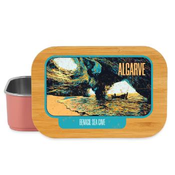 Algarve Portugal, Cave Benagil Beach Sommersonne - Lunch Box - Hellrosa - Vorne