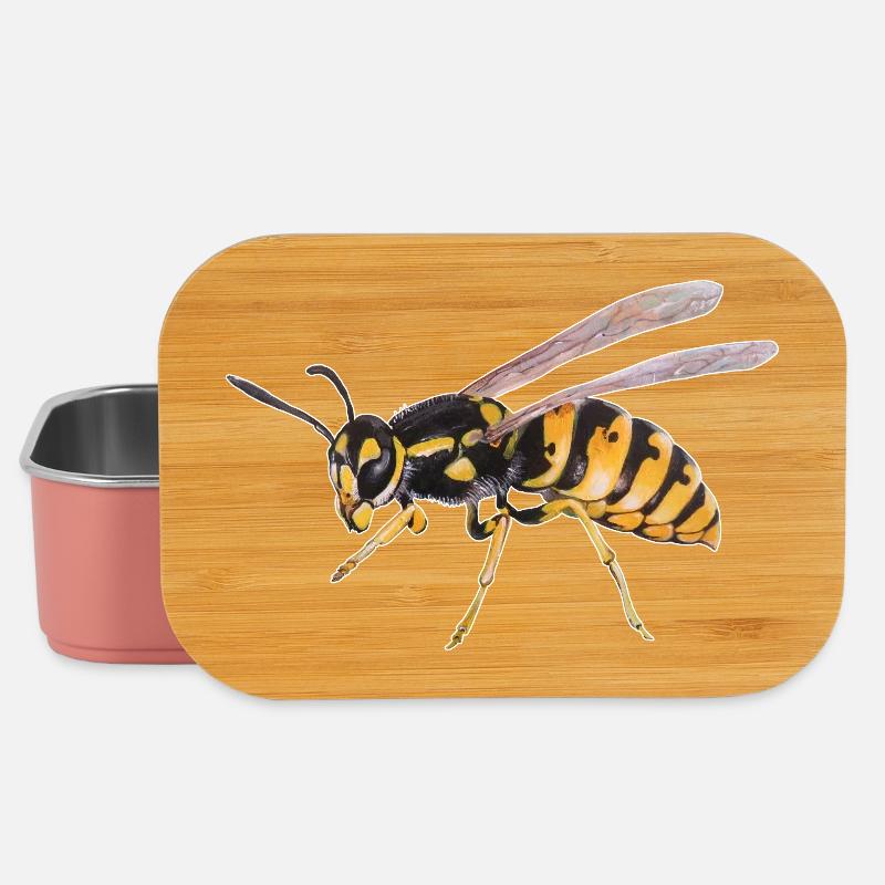 Wespe  - Lunch Box - Hellrosa