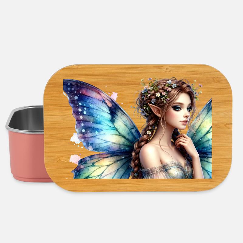 Irisierende Feenkrone - Lunch Box - Hellrosa