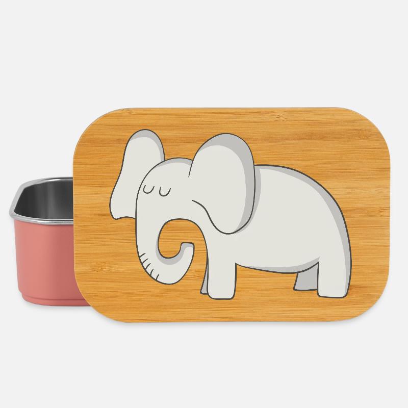 Elefant - Lunch Box - Hellrosa