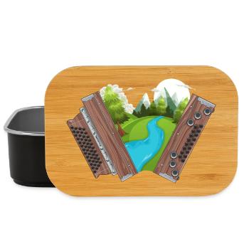 Styrian Harmonica Home | ZiachON! - Lunch Box - black - Front