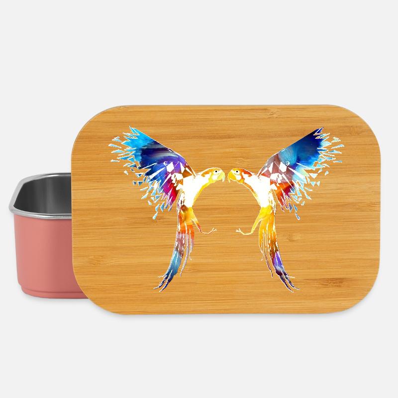Papagei - Lunch Box - Hellrosa