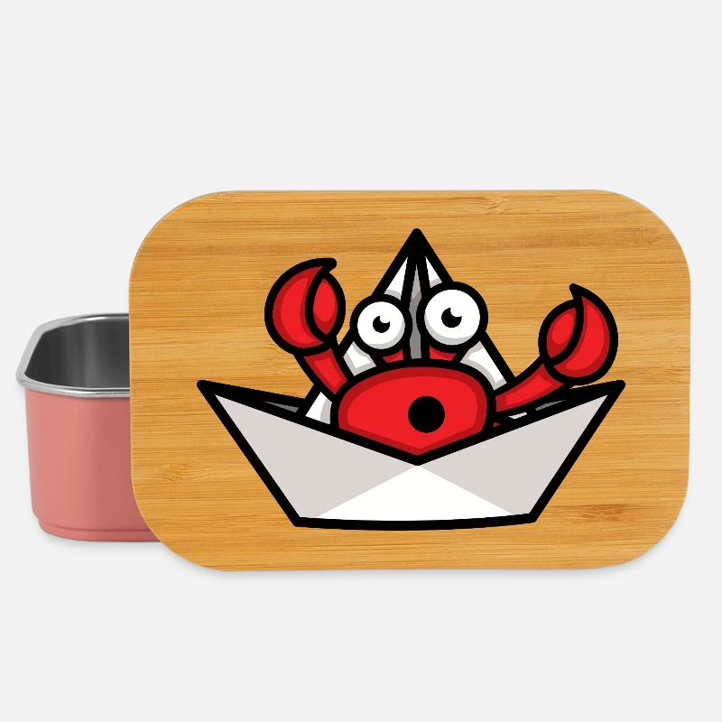 Hermit Crab - Lunch Box - light pink