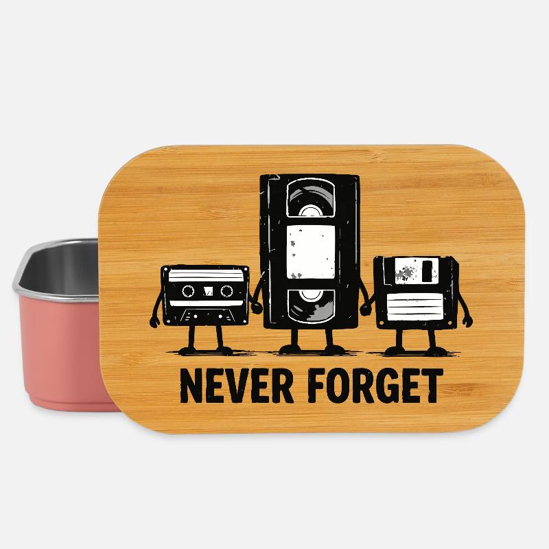 Never Forget Retro Tech - Lunch Box - Hellrosa