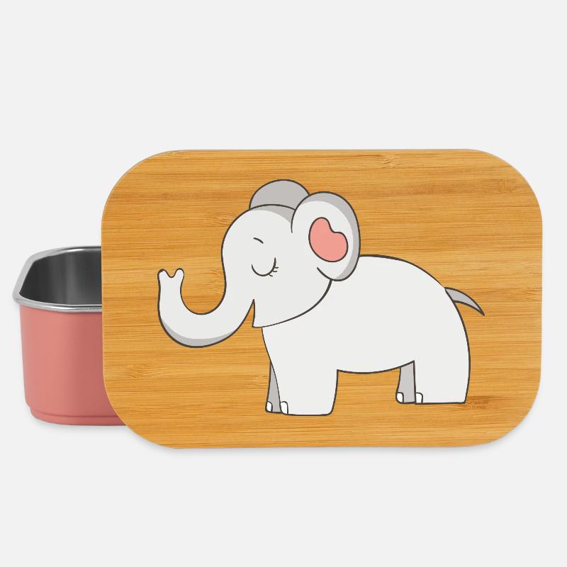 Elefant - Lunch Box - Hellrosa